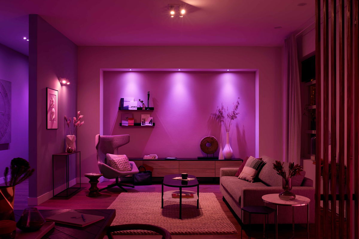 Set the perfect look and feel in your room with Philips Hue with Bluetooth