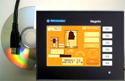 Smallest colour touchscreen HMI ever
