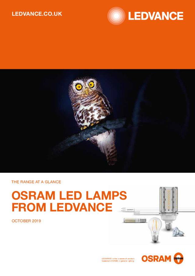 OSRAM LED lamps from LEDVANCE