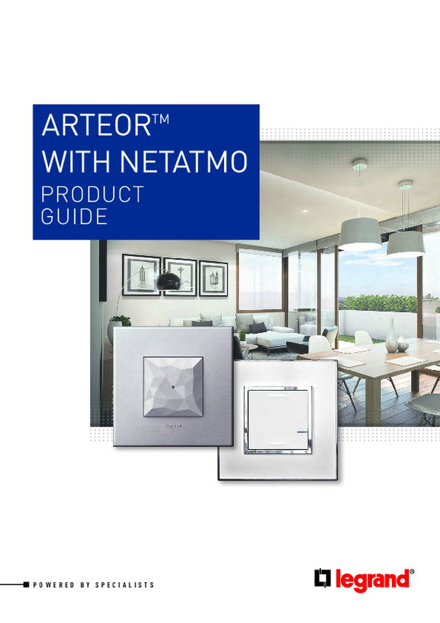 Arteor with Netatmo – product guide