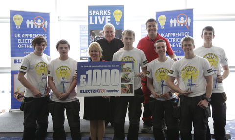 Marshall-Tufflex supports SPARKS Apprentice Electrician 2012