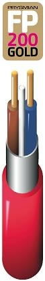 Fire alarm cables for use in thin walls or partitions