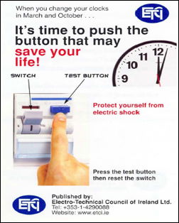 Do you Have An RCD Test Sticker on Your Distribution Board?