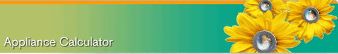Appliance Calculator - available to use for free on the ESB website