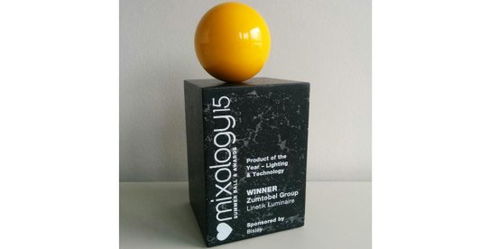 Zumtobel&#039;s Linetik LED luminaire wins at the Mixology15 awards!