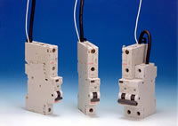 MCBs and RCBOs with a 15kA short-circuit breaking capacity