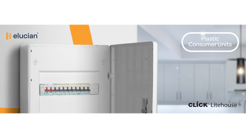 Click Litehouse expands Elucian range with new plastic consumer units 