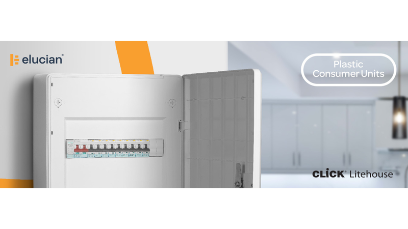 Click Litehouse expands Elucian range with new plastic consumer units 
