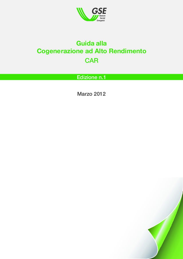 Guida alla cogenerazione ad alto rendimento