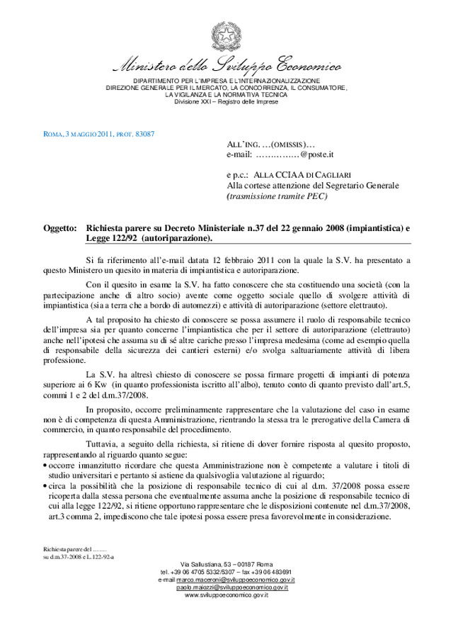 Installazione di impianti DM 37/08 e autoriparazione