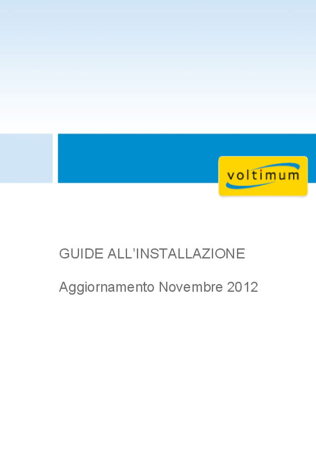 Guide all\'installazione