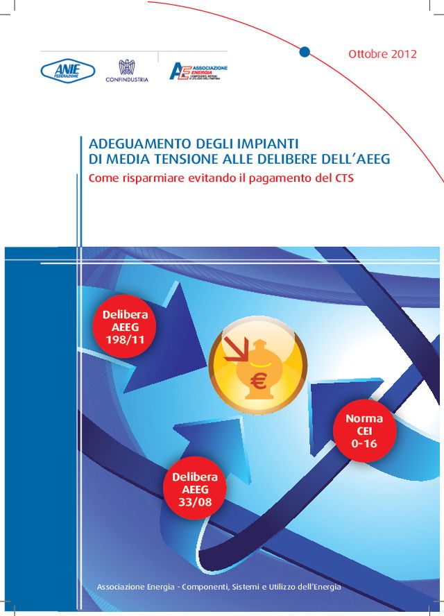 Adeguamento degli impianti di Media Tensione alle delibere dell\'AEEG