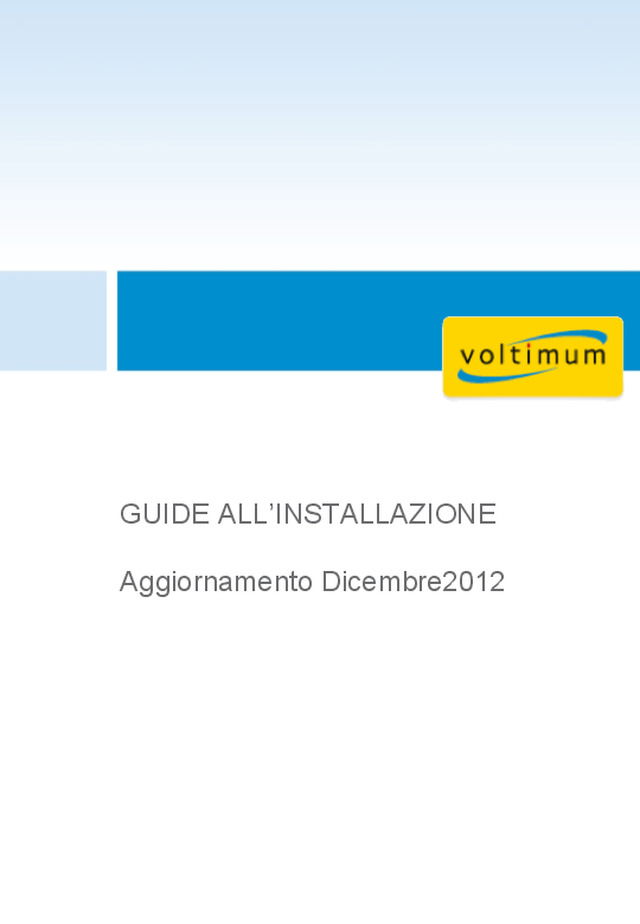 Guide all\'installazione