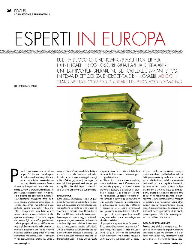 gie esperti in europa
