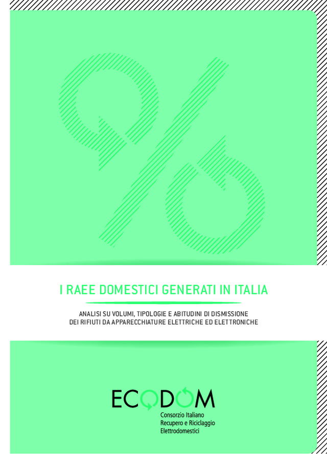 I RAEE domestici generati in Italia