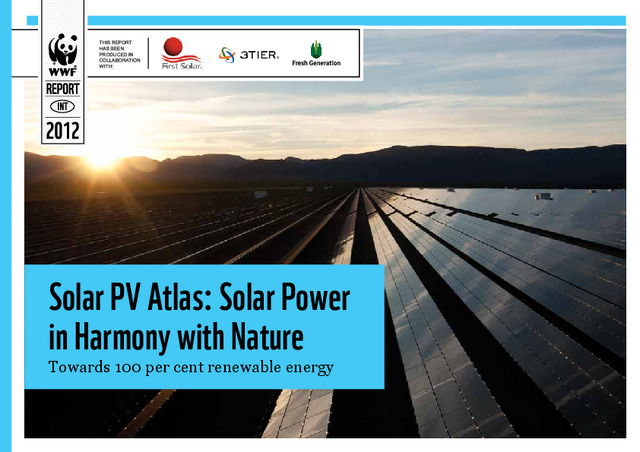 Destinare al fotovoltaico meno dell\'1% del suolo globale per fornire energia al Pianeta