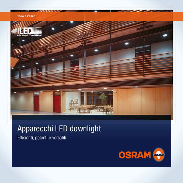 Apparecchi LED Downlight