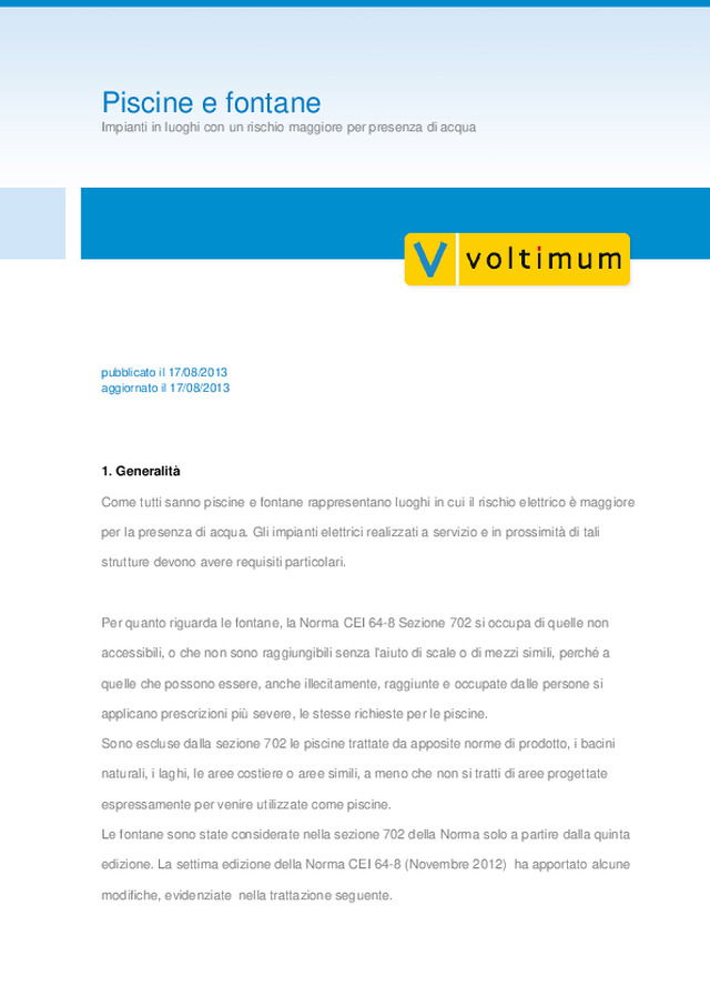 Guida - Piscine e fontane