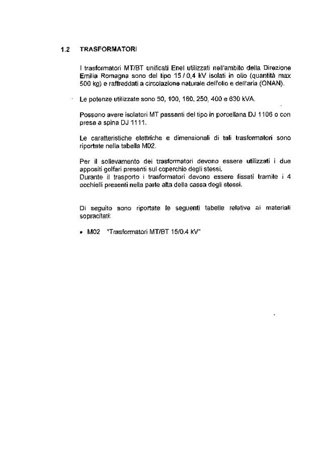 Allegato 2: trasformatori