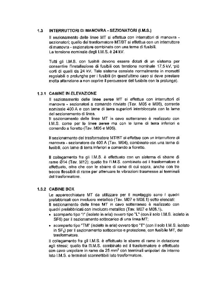 Allegato 3: interruttori di manovra-sezionatori