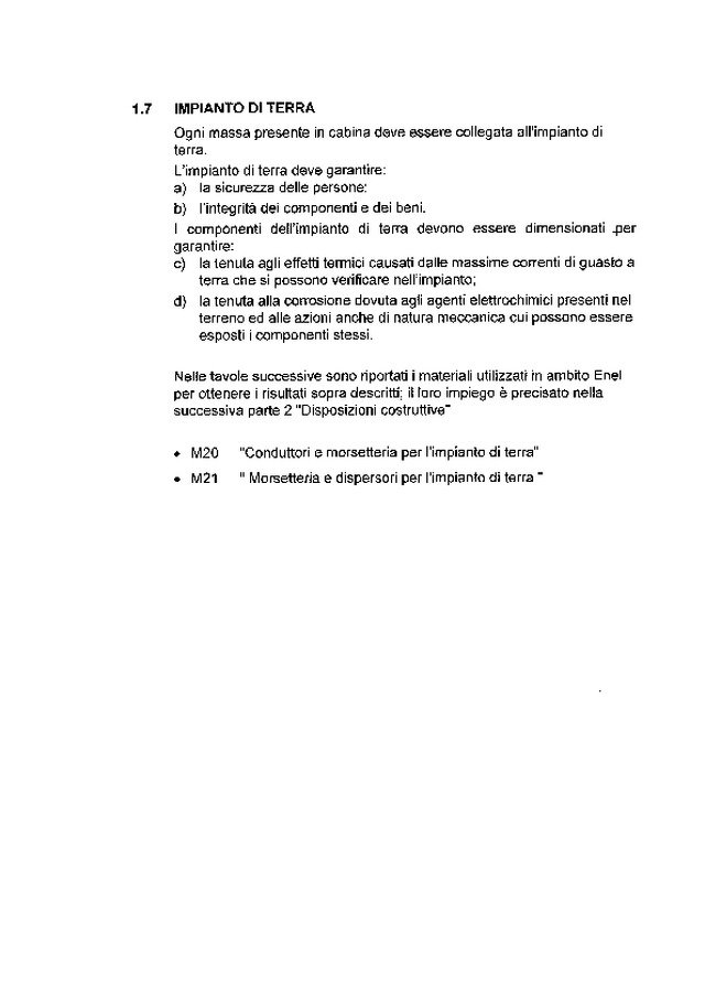 Allegato 7: impianto di terra
