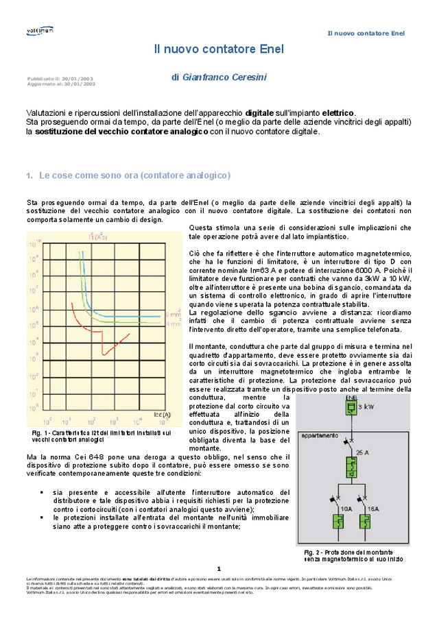 Il nuovo contatore Enel