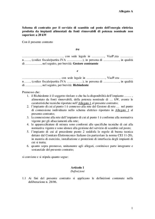 Delibera n.28/06 Allegato A