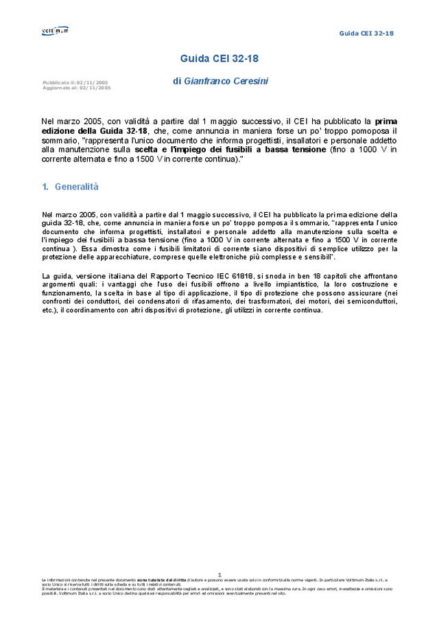 Guida CEI 32-18
