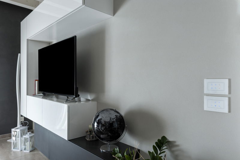 Interruttori touch AVE in una villa nel Veronese