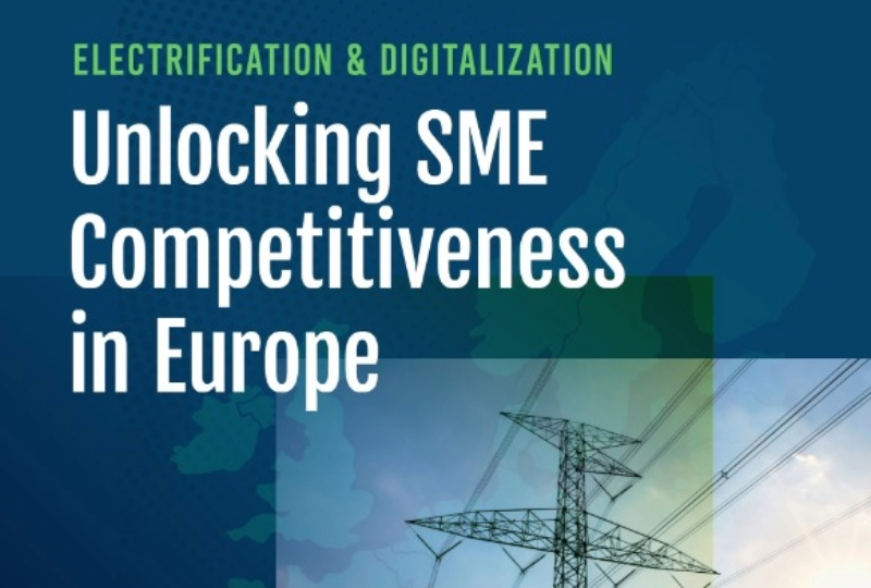 Le  PMI europee possono fare di più per accelerare l’elettrificazione e la digitalizzazione  Nuovo rapporto di Schneider Electric Foundation e Solar Impulse Foundation