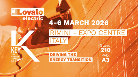 LOVATO ELECTRIC presenta le ultime novità di prodotto alla Fiera KEY26