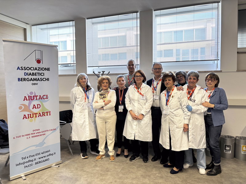 271 test per la prevenzione di diabete e colesterolo nell’ambito dell’iniziativa “Check-up in azienda” all’interno della sede di Gorle (BG).