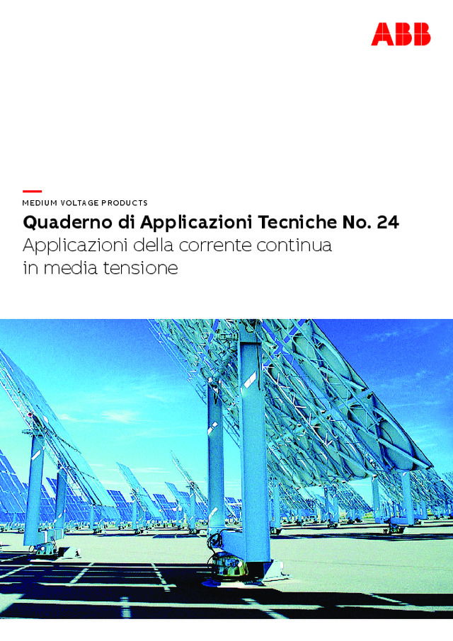 Applicazioni della corrente continua in media tensione