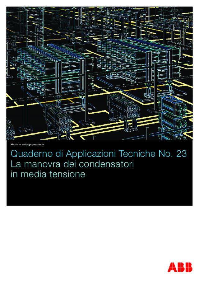 La manovra dei condensatori in media tensione