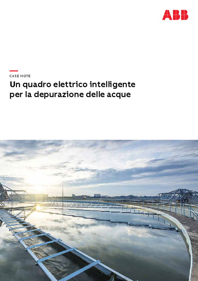 Un quadro elettrico intelligente per la depurazione delle acque