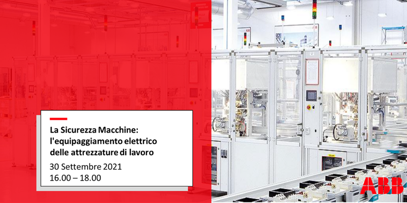 La sicurezza macchine: l'equipaggiamento elettrico delle attezzature di lavoro