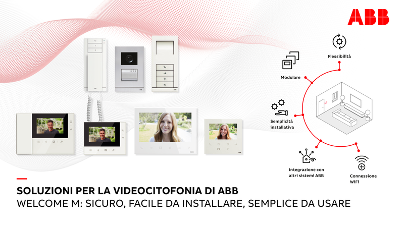 I citofoni e i videocitofoni ABB sono il futuro della sicurezza e del monitoraggio