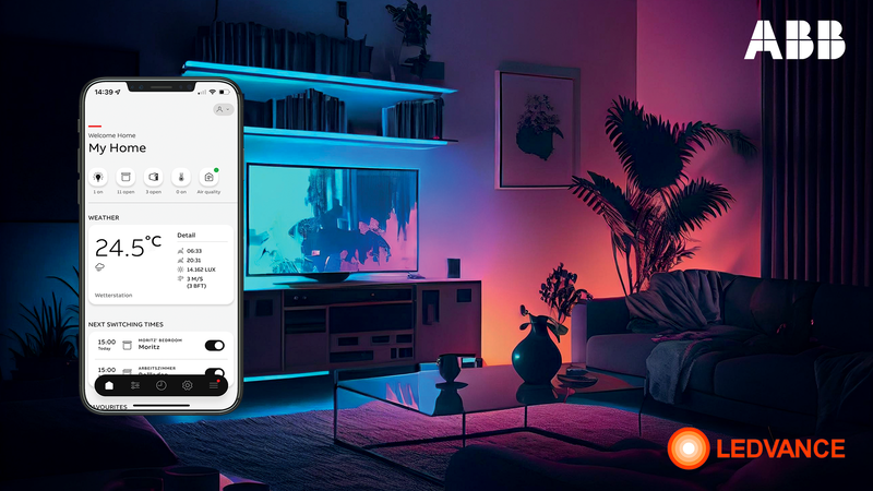 ABB e LEDVANCE illuminano il futuro della home automation insieme
