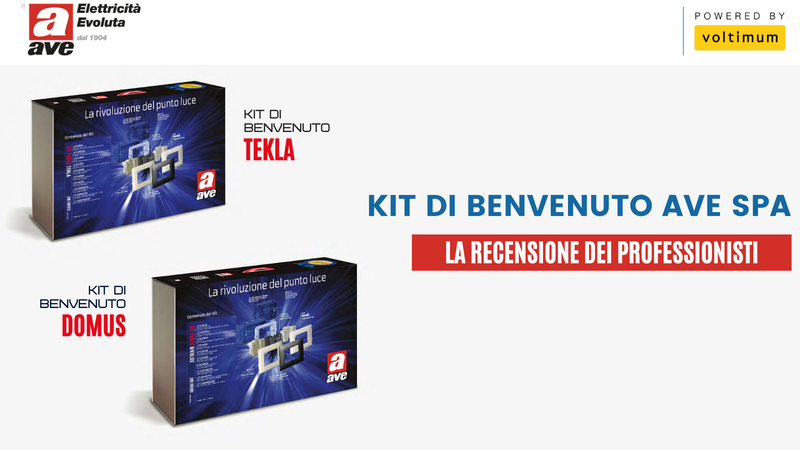 KIT di benvenuto AVE Spa: la recensione degli installatori