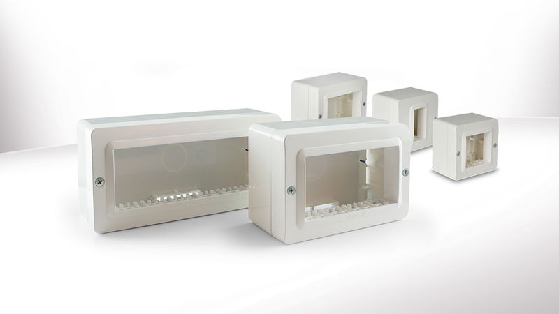Contenitori autoportanti IP40 per mini-canali AVE