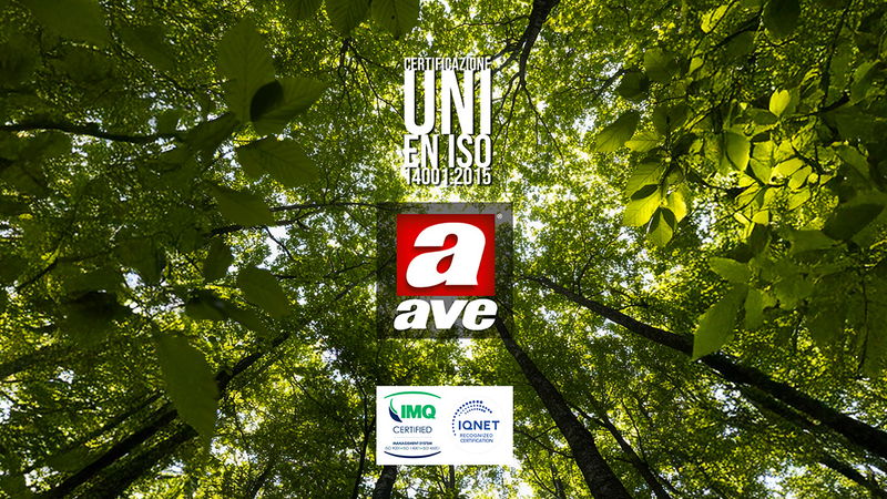 Sostenibilità: AVE ottiene la certificazione UNI EN ISO 14001:2015