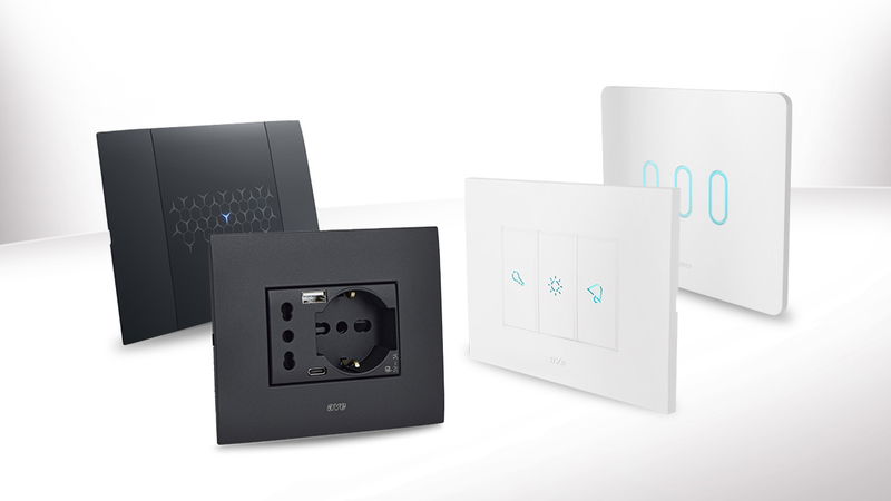 AVE Whitek 44 e Tekla 44: la tua scelta di stile  per un impianto elettrico di design bianco o nero