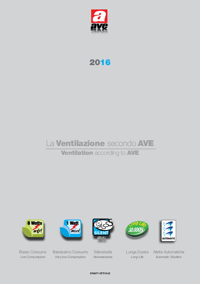 La Ventilazione secondo AVE
