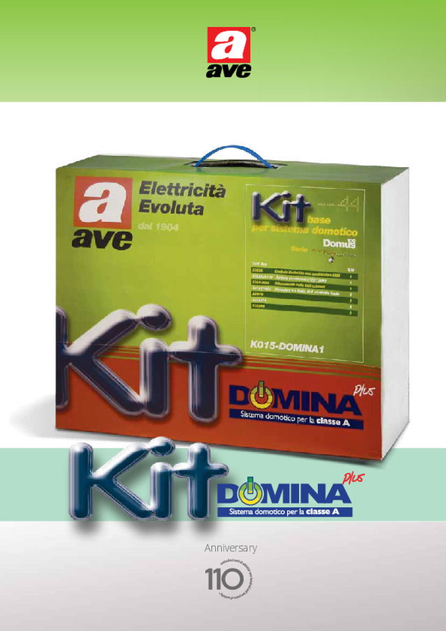 KIT DOMINAplus - Sistema domotico per la classe A