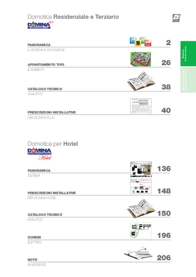 Panoramica domotica residenziale