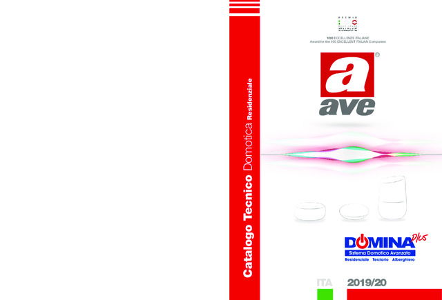 Catalogo Tecnico Domotica Residenziale - DOMINA 2019/20