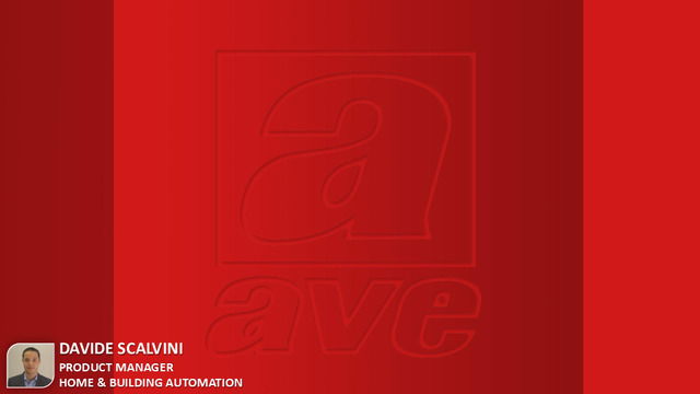 Presentazione del webinar "Le serie civili AVE vestono la tecnologia KNX"