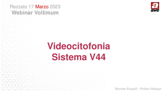 Nuove gamme videocitofoniche