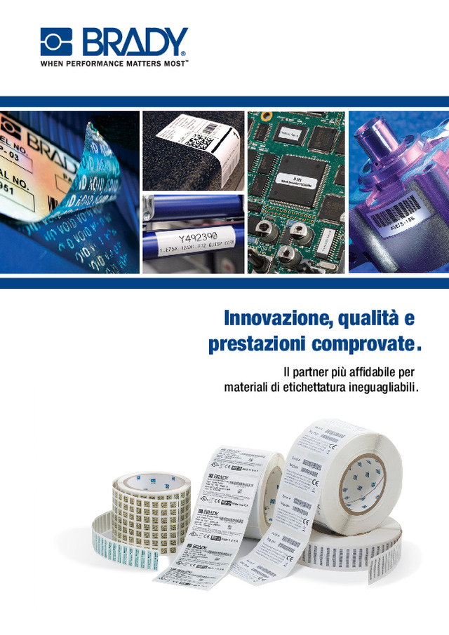 WorkHorse™ Series Etichette per ambienti difficili