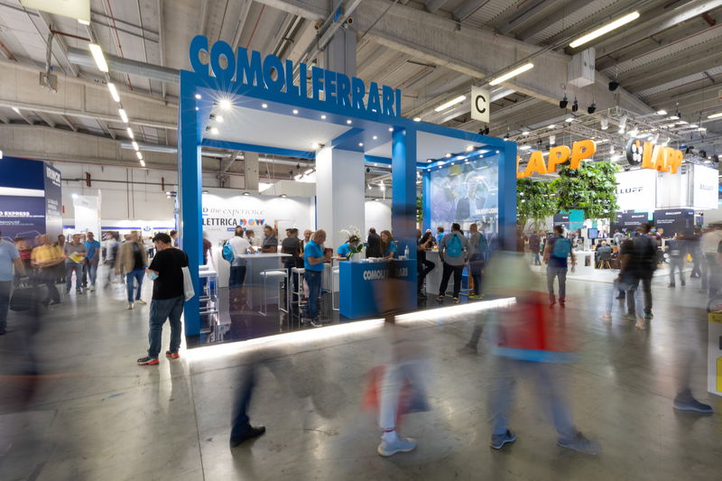 Automazione industriale: Comoli Ferrari a SPS Italia 2023